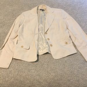 Ann Taylor Cream Blazer